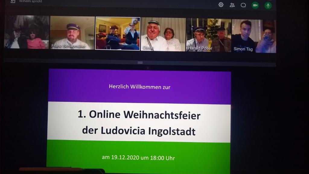 Online Weihnachtsfeier der Ludovicia